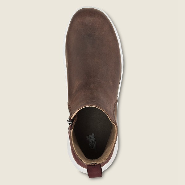 Red Wing Work Boots Brown - Red Wing Womens Zero-g Lite - 5-inch Side Zip Safety Toe - BPTLN-5412